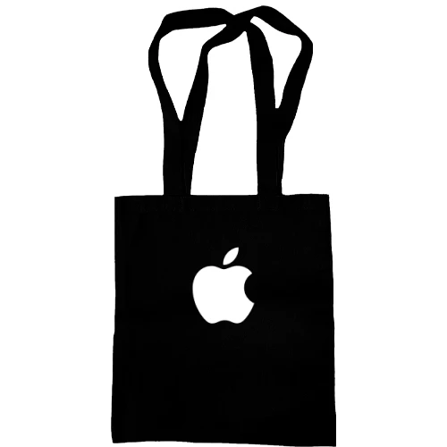 Сумка шоппер с лого Apple