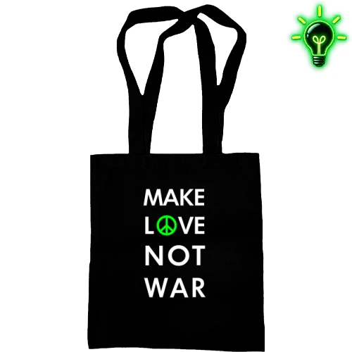 Сумка шоппер "Make Love, Not War"