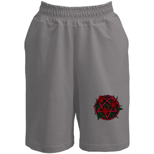 Мужские шорты, Серый, Rose Logo