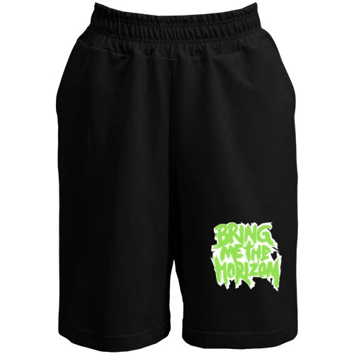 Мужские шорты Bring me the horizon logo green