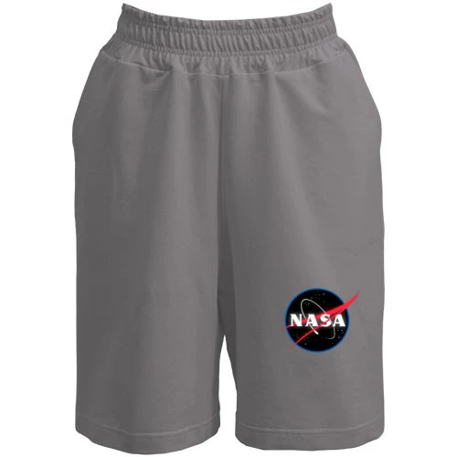 Мужские шорты с логотипом Nasa (black)