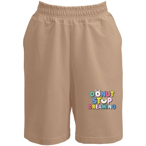 Чоловічі шорти, Білий, Donut stop dreaming