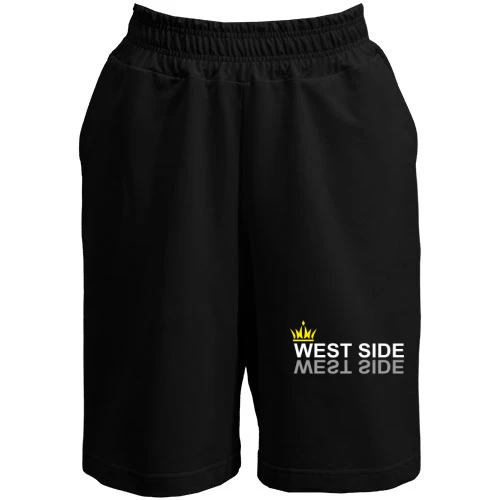 Мужские шорты, Черный, West Side