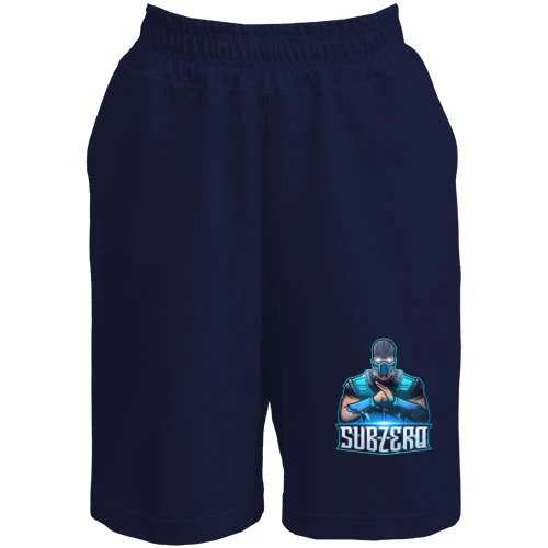 Мужские шорты, Синий, Mortal Kombat Subzero