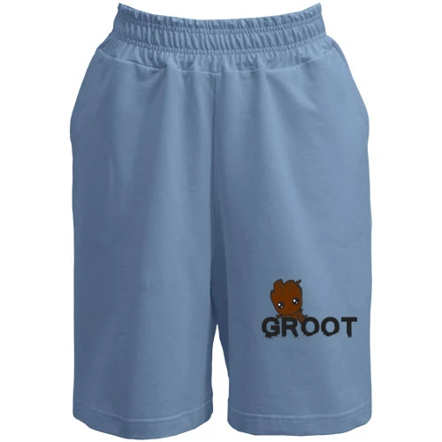 Чоловічі шорти, Білий, "Groot" (Вартові Галактики)