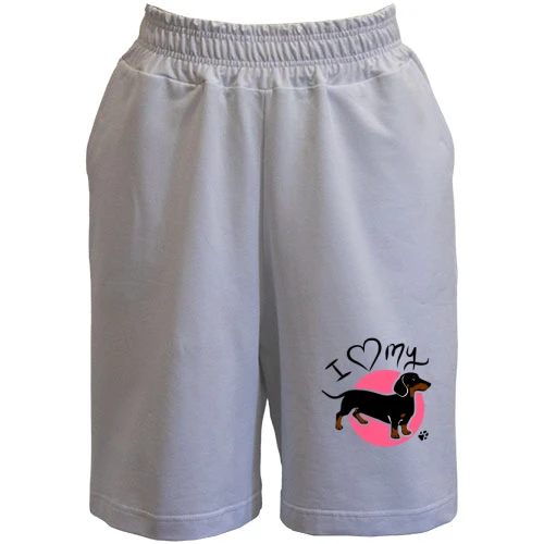 Чоловічі шорти I love my dog