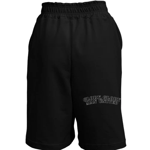 Мужские шорты, Черный, Glory Man United
