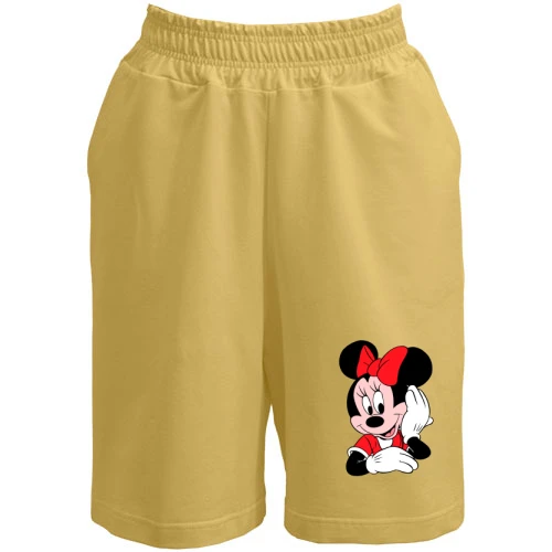 Чоловічі шорти, жовтий, Minie Mouse 5