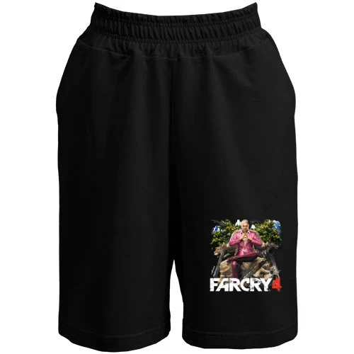 Мужские шорты, Черный, Far Cry 4