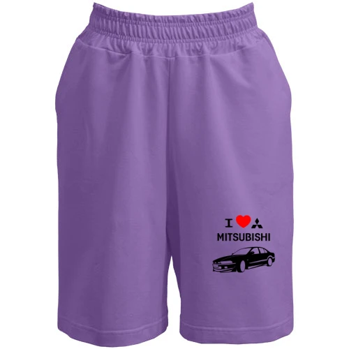 Мужские шорты I love mitsubishi