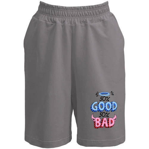 Чоловічі шорти, Сірий, на 50% good 50% bad