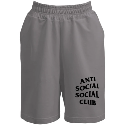 Мужские шорты, Серый, Anti Social Social Club