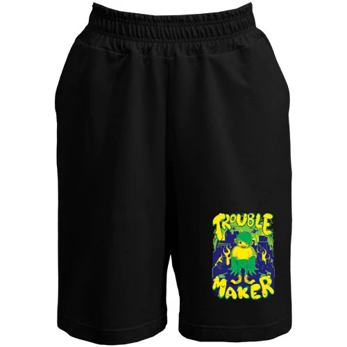 Чоловічі шорти, Чорний, Trouble Maker з монстром