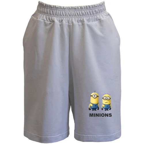 Мужские шорты, Белый, Minions