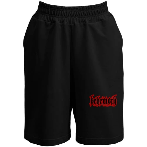 Женские  шорты, Черный, Behemoth (red)