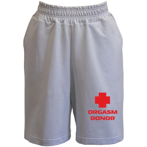 Жіночі шорти, Білий, Orgasm donor