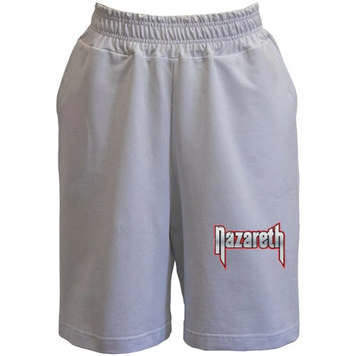 Женские шорты, белый, Nazareth Logo