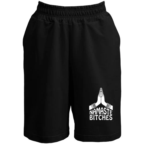Женские  шорты, черный, Namaste Bitches