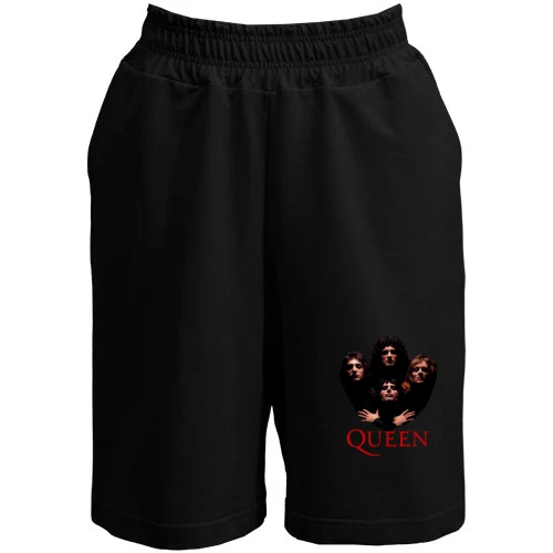 Женские  шорты, черный, Queen Band