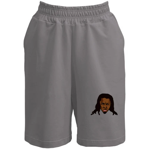 Жіночі шорти, Сірий, зі злим Lil Wayne (2)