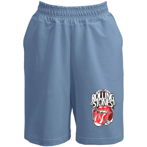 Женские  шорты, синий, Rolling Stones ART