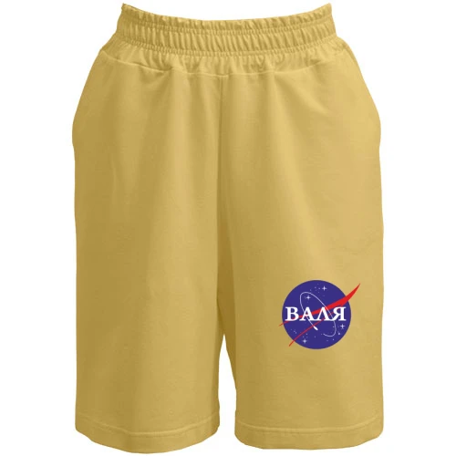 Женские  шорты, Желтый, Валя (NASA Style)