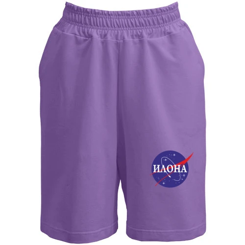 Женские  шорты, Лавандовый, Илона (NASA Style)