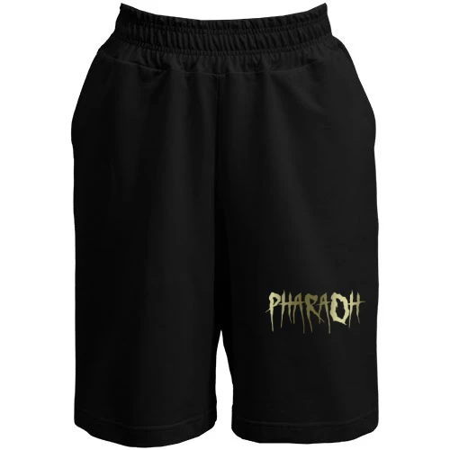 Жіночі шорти, Чорний, з логотипом PHARAOH