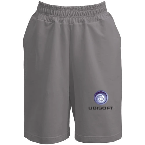 Женские  шорты, Серый, с логотипом Ubisoft