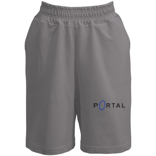 Женские  шорты с логотипом игры Portal