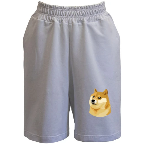 Женские шорты с мэмом wow doge