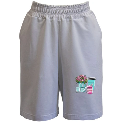 Женские  шорты, Белый, Tiffany Co