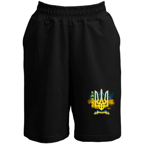 Женские шорты с надписью "Украина Единая"