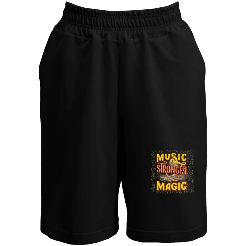 Женские  шорты Music is the Strongest from of Magic