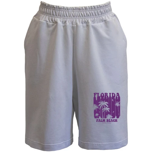 Женские  шорты, Белый, Florida Palm Beach