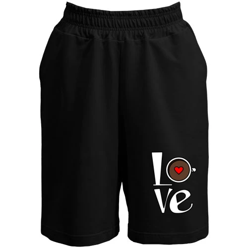 Женские  шорты Love Coffee