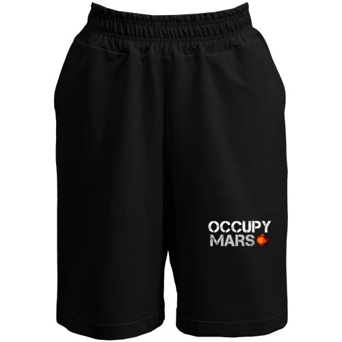 Женские  шорты, черный, Occupy Mars