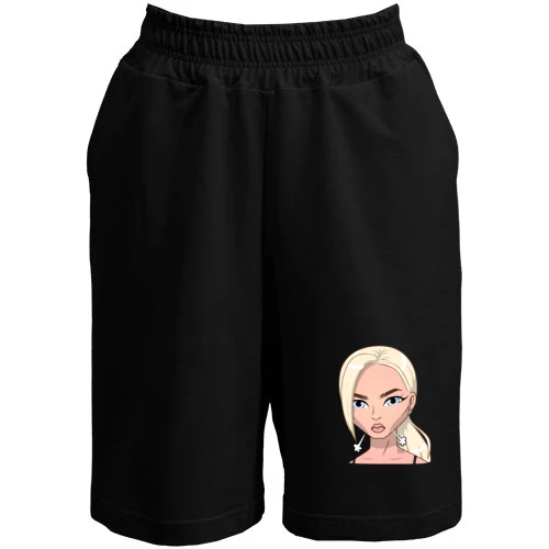 Жіночі шорти, Чорний, Art. Blonde angry