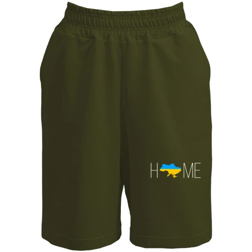 Женские шорты с картой Украины - Home
