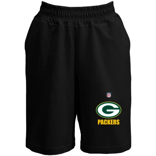 Женские шорты, черный, Green Bay Packers
