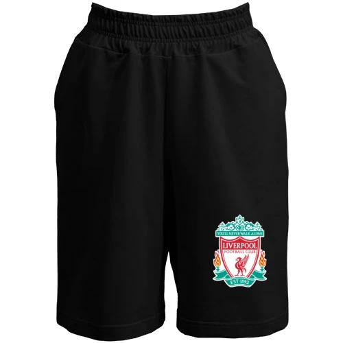 Женские  шорты с цветной эмблемой Liverpool
