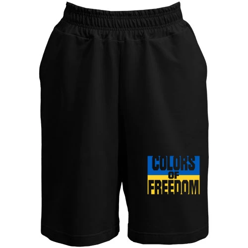 Женские шорты с принтом COLORS OF FREEDOM