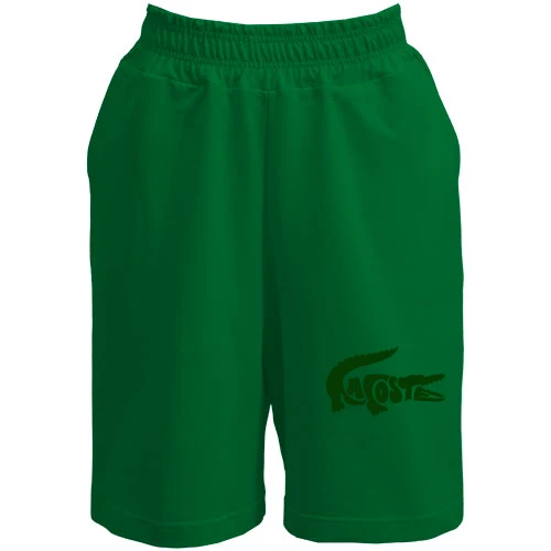 Женские  шорты со стилизованным лого "Lacoste"