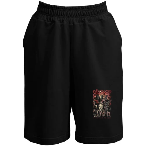 Женские  шорты, Черный, "Slipknot - Antennas to Hell"