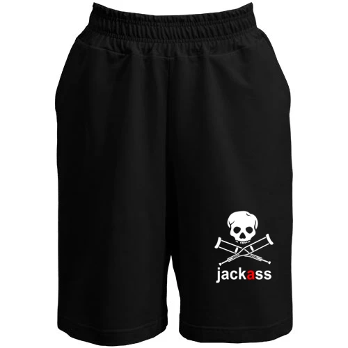 Жіночі шорти, чорний, Jackass (Диваки)
