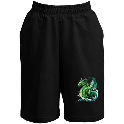 Жіночі шорти, чорний, Green Dragon Art (2)