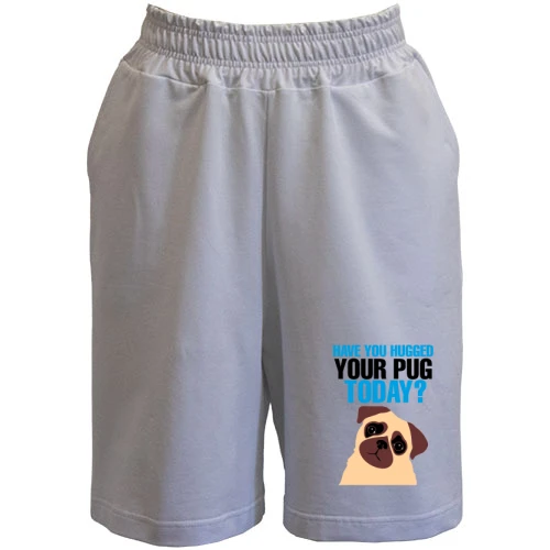 Женские  шорты Hug your pug