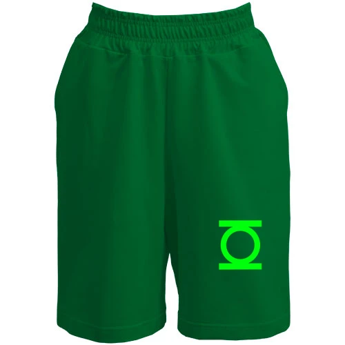 Женские  шорты, зеленый, Green Lantern