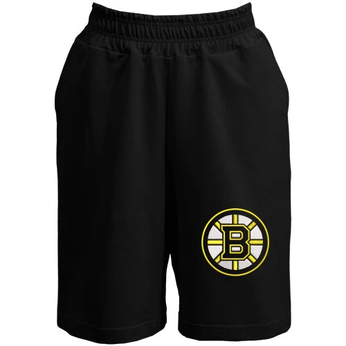 Женские  шорты, Черный, с лого Boston Bruins