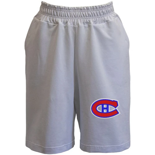 Жіночі шорти, білий, Montreal Canadiens з вишитою емблемою